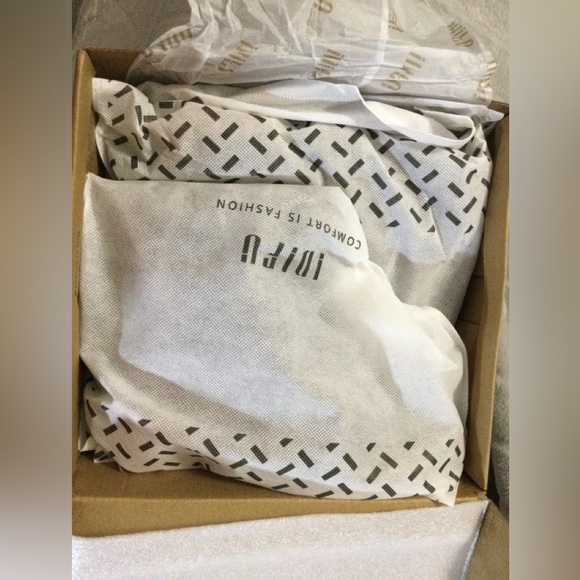 IDIFU IN2 Cowgirl Western Boots Mid Calf Chunky Low Heel Pointed Toe Size 7.5 - Picture 11 of 12